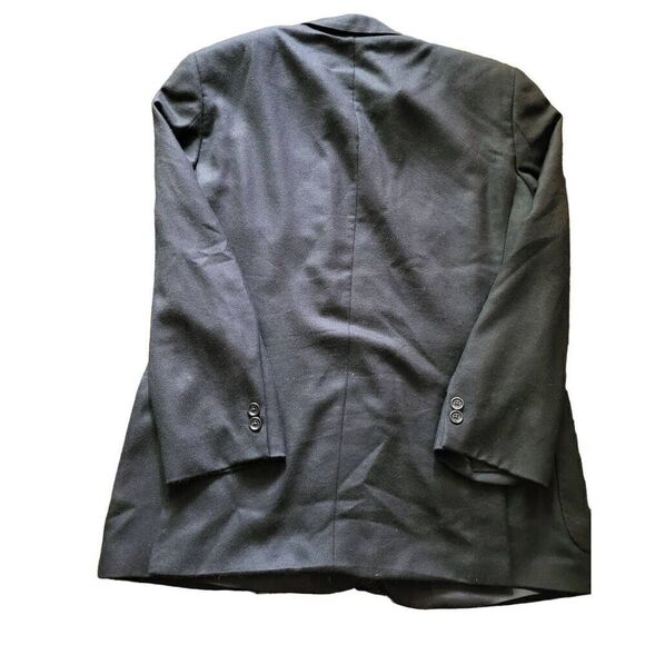Arnold Brant Loro Piana Cashmere Blazer Men's 48 Black Canada Made 3 Button - Picture 2 of 6
